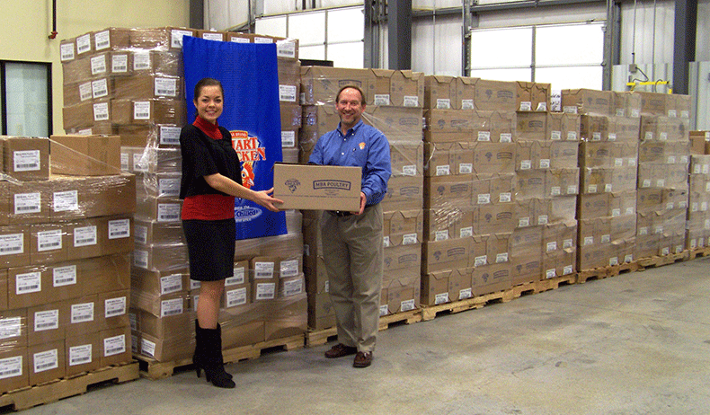 Smart Chicken donates 7,000 lbs. of frozen chicken to OFH