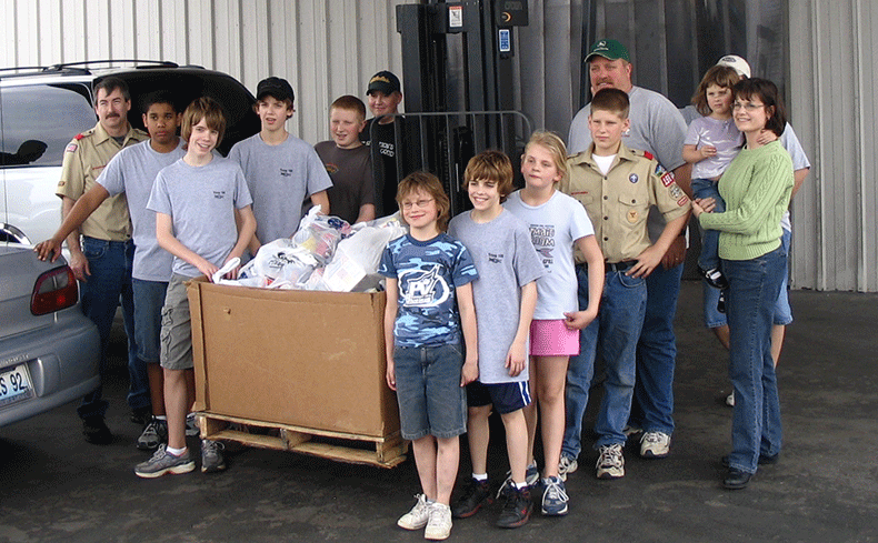 Local Boy Scouts will pick up food donations for OFH