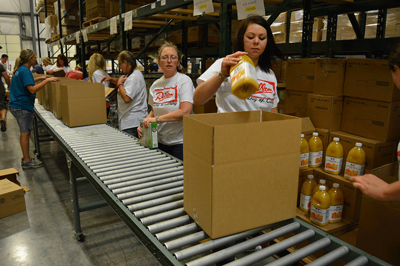 More than 100 volunteers serving Ozarks Food Harvest on Day of Caring