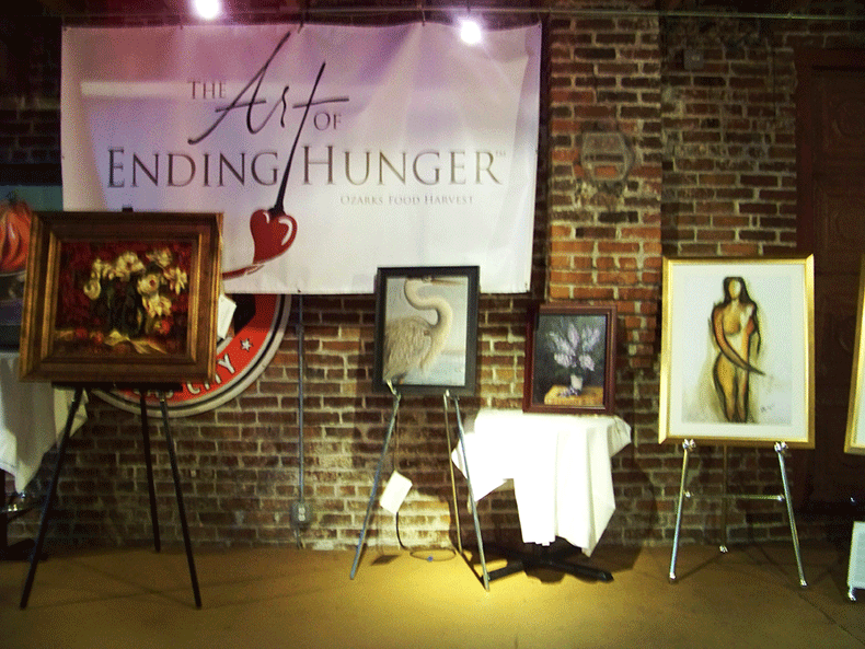 Local artists paint to fight hunger in the Ozarks