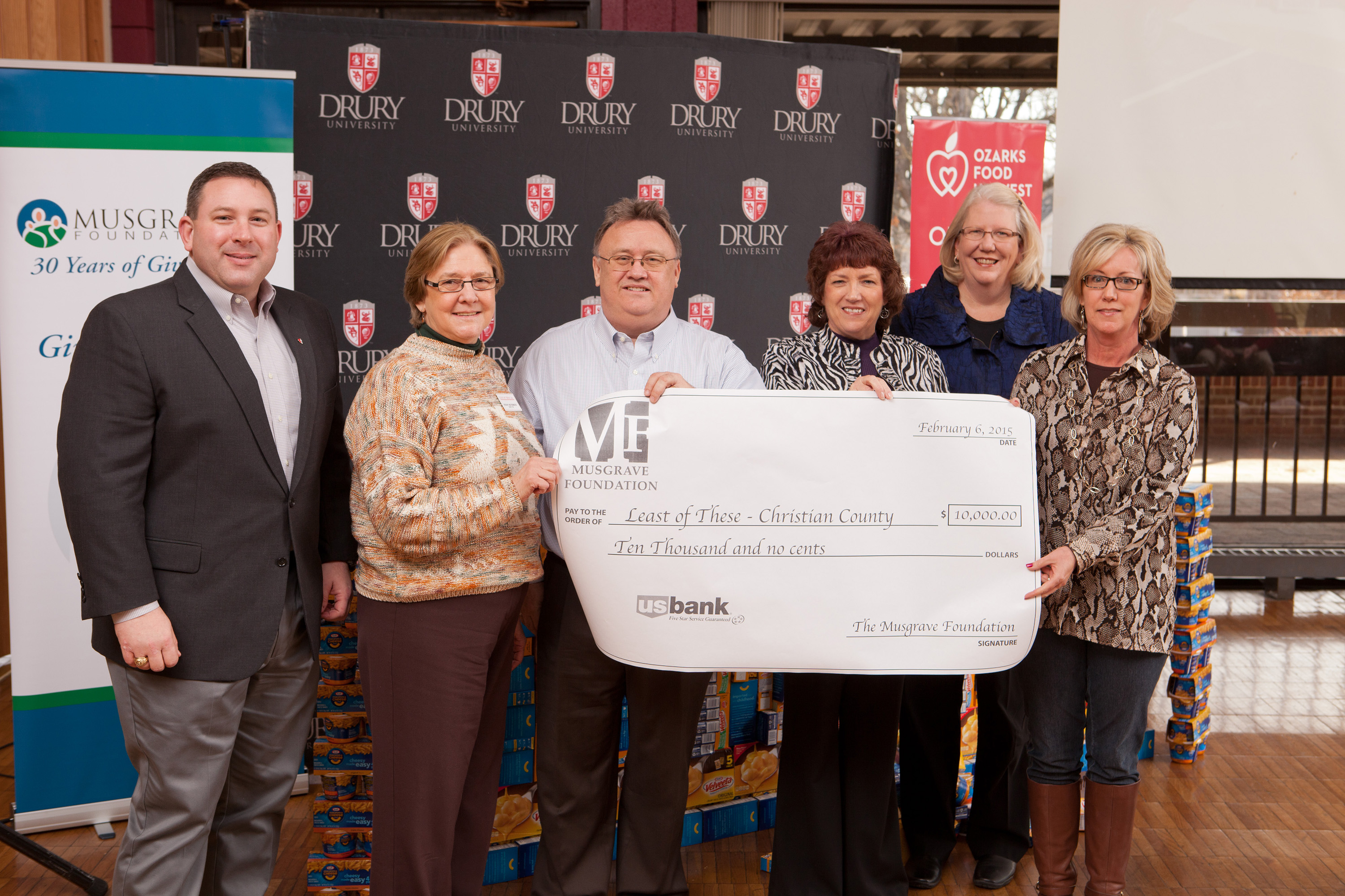Musgrave Foundation gifts $120,000 to agencies
