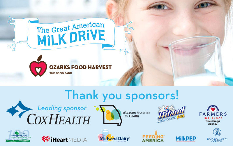 Ozarks Food Harvest hosts inaugural milk drive to support families in need