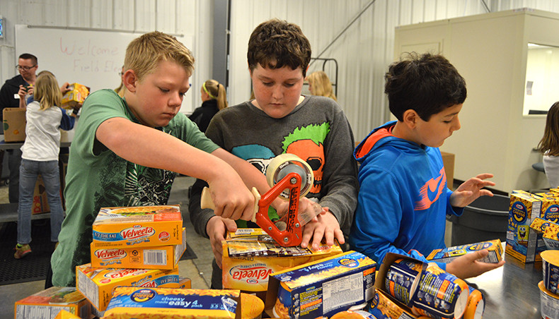 Local elementary kids fight hunger