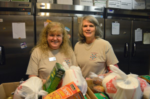 People Helping People's Kathy Kelly and Cindy Crabtree.
