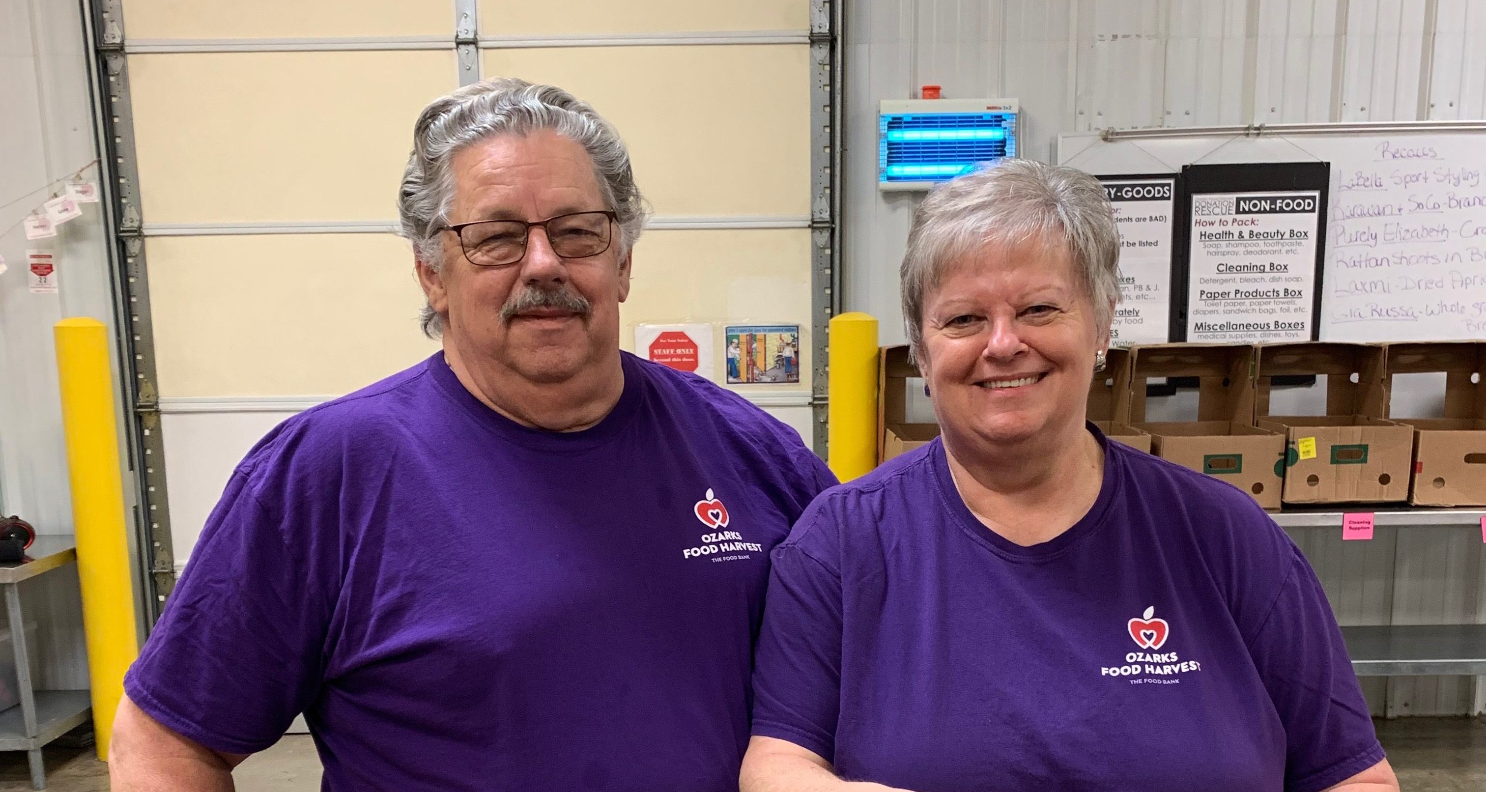 Couple Reaches 1,000 Hours of volunteer time