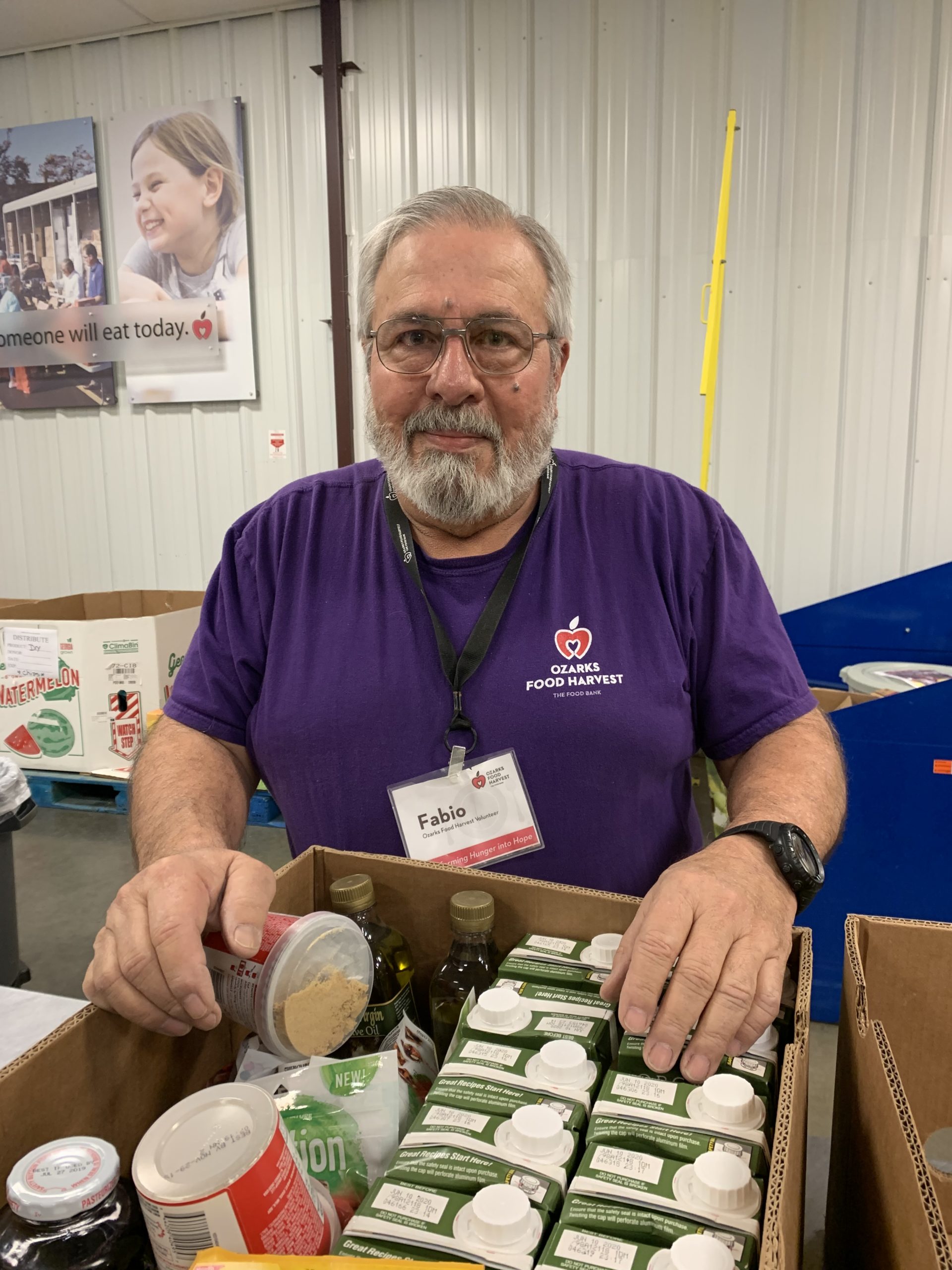 Volunteer passionately pursues hunger relief for the community