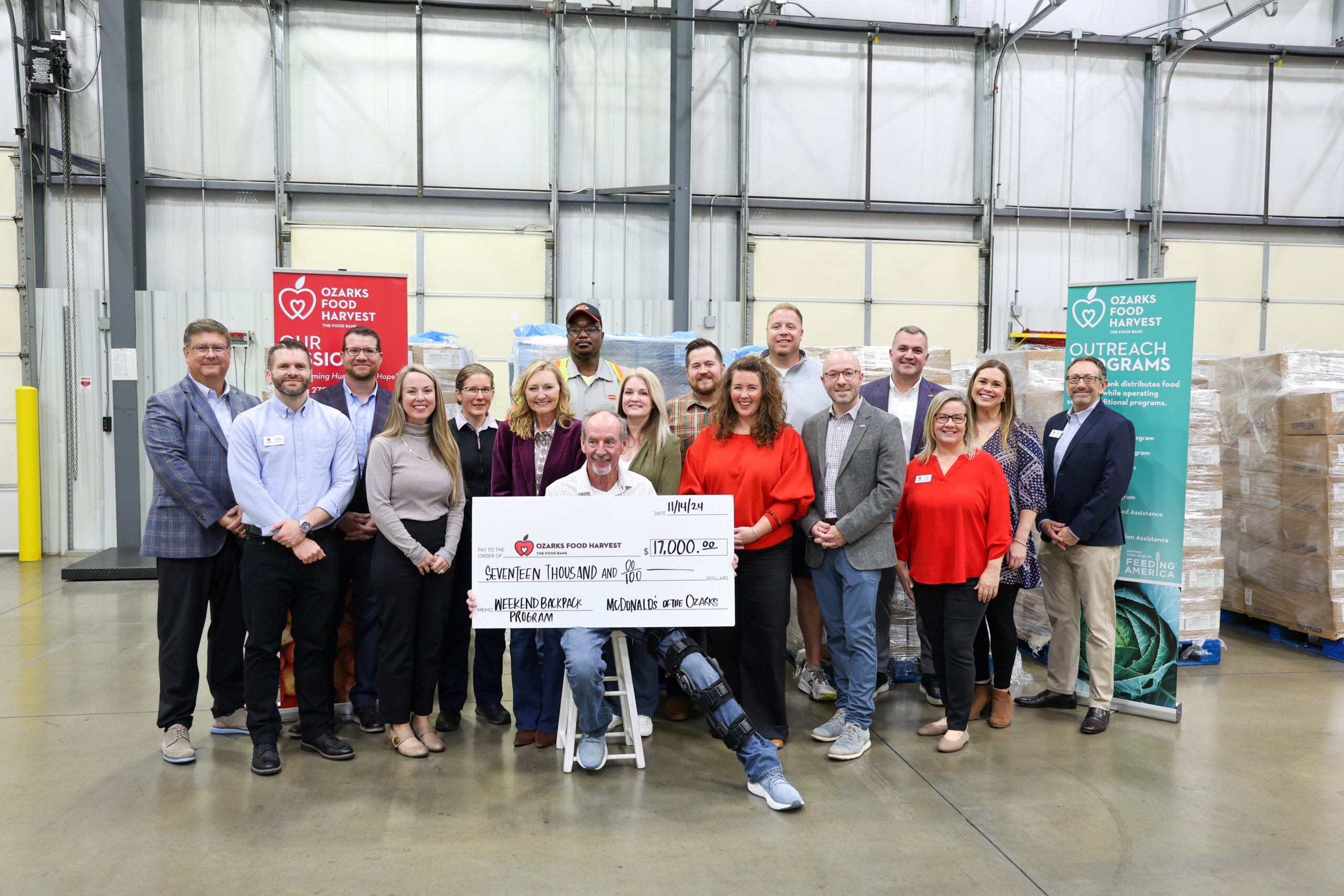 McDonald’s and Tyson Foods donate 40,000 pounds of protein to Ozarks Food Harvest